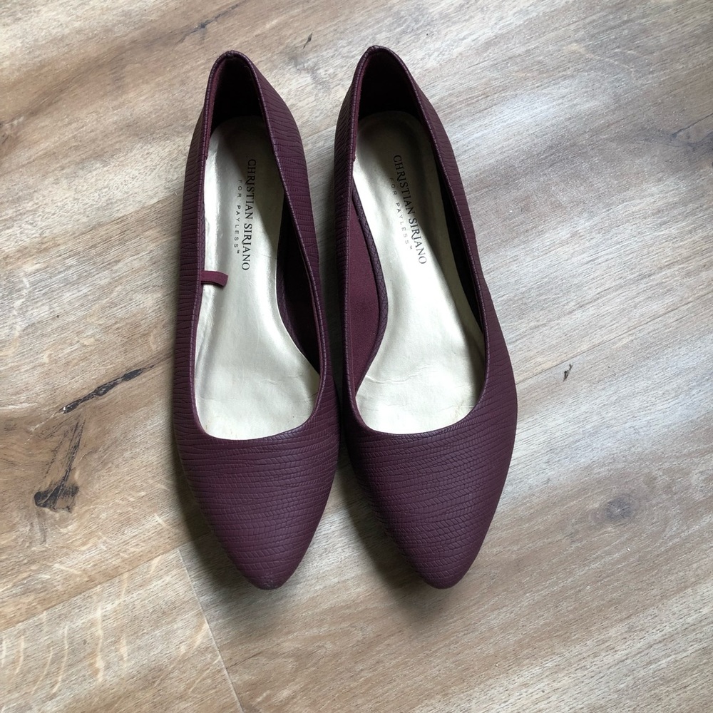 Women’s Flats Christian Siriano purple